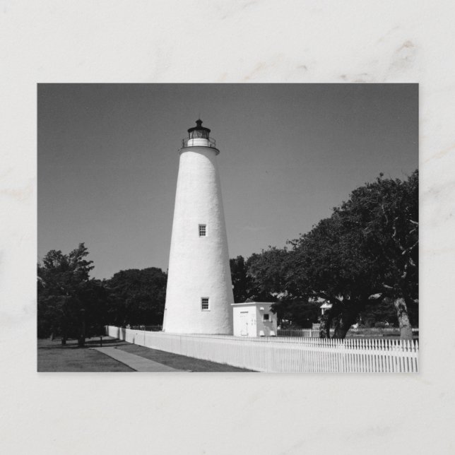 Ocracoke Lighthouse Postkarte (Vorderseite)