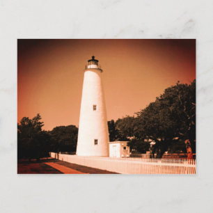 Ocracoke Lighthouse Postkarte