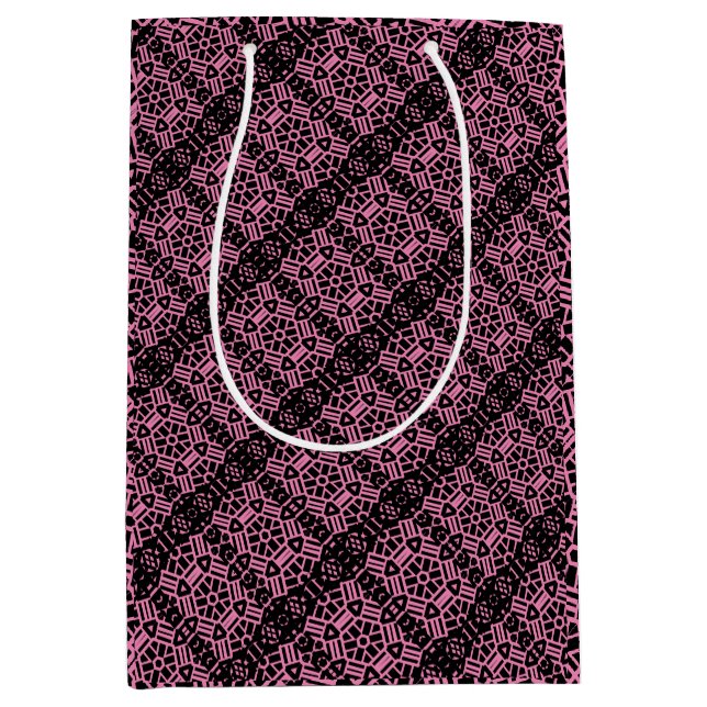 Octagon Design Mittlere Geschenktüte (Vorderseite)