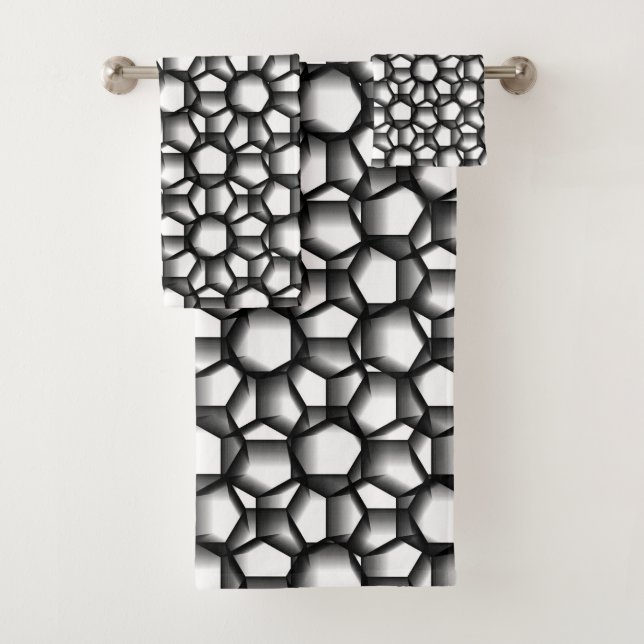Octagon Lace Badhandtuch Set (Insitu)