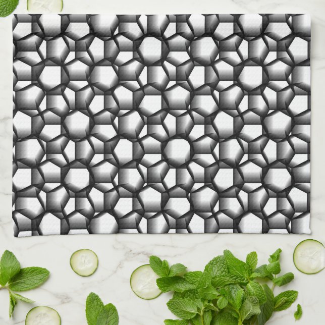 Octagon Lace Geschirrtuch (Gefaltet)