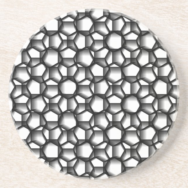 Octagon Lace Getränkeuntersetzer (Vorne)