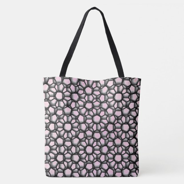 Octagon Lace Pink Tasche (Rückseite)