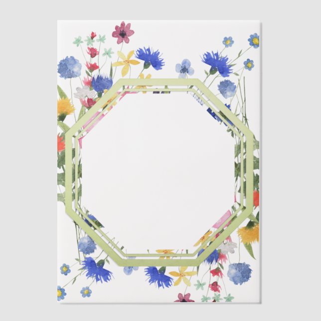 Octagon Wildblume Cover Sheet (Vorderseite)