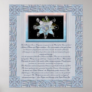 Octagram Informations-Poster Poster