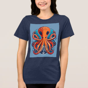 Octane Octopus Rally Team – Offizielles Emblem Tri-Blend Shirt