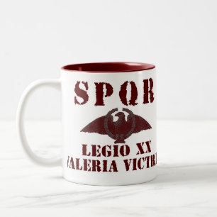 Octavian/Augustus Helden20. römische Legions-Tass Zweifarbige Tasse
