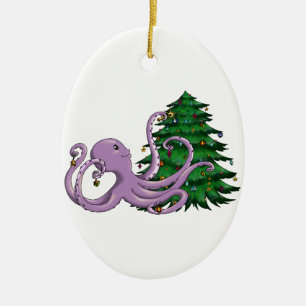 Octi Baum Keramik Ornament