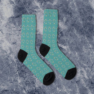 Octo Brightener Arabesque Moorish Türkis Socken