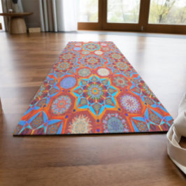 Octo helltener arabesque Roter Yoga Mat Yogamatte
