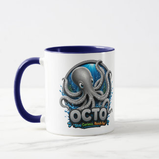 Octo Oktopus – Bleib neugierig. Erreiche weit. Tasse