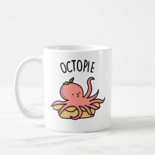 Octo-Pie Funny Octopus Pie Pun Kaffeetasse