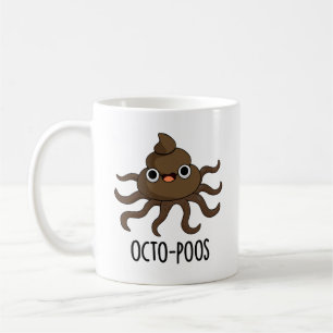 Octo-poos Funny Octopus Pun Kaffeetasse