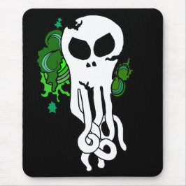 Octo Schädelgrün Mousepad