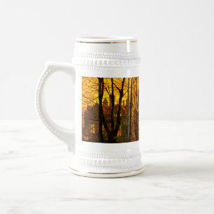 October Afterglow von John Atkinson Grimshaw Bierglas
