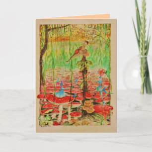 October Violinist Karte