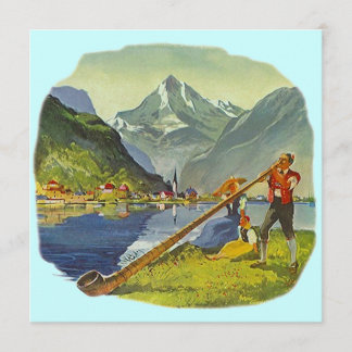 OCTOBERFEST Alpen ALPHORN ANNOUNCE PARTY INVIERT Einladung