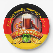 Octoberfest Festival Persönlicher Name Jahr 9"Part