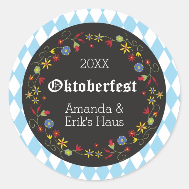 Octoberfest, Oktoberfest Stickers - Personnaliser (Devant)