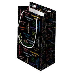 Octobre, 30 Anniversaire Cadeau Sac