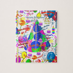 Octobre, 31 Anniversaire Jigsaw Puzzle