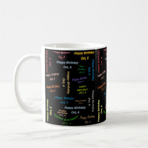 Octobre 4 Anniversaire Mug