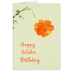 Octobre Anniversaire avec Fleur Cosmos