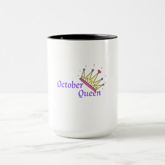 octobre reine mug