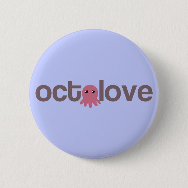 Octolove Button (Vorderseite)