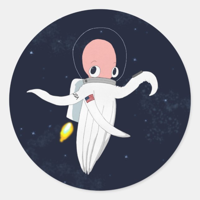Octonaut Runder Aufkleber (Vorderseite)