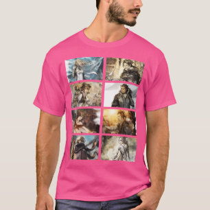 Octopath Traveler Baseball Sleeve T-Shirt