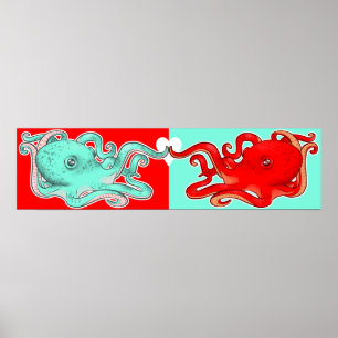 Octopi Attraktion Poster