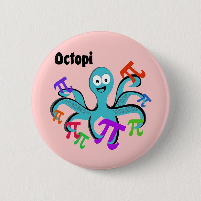 Octopi Button (Vorderseite)