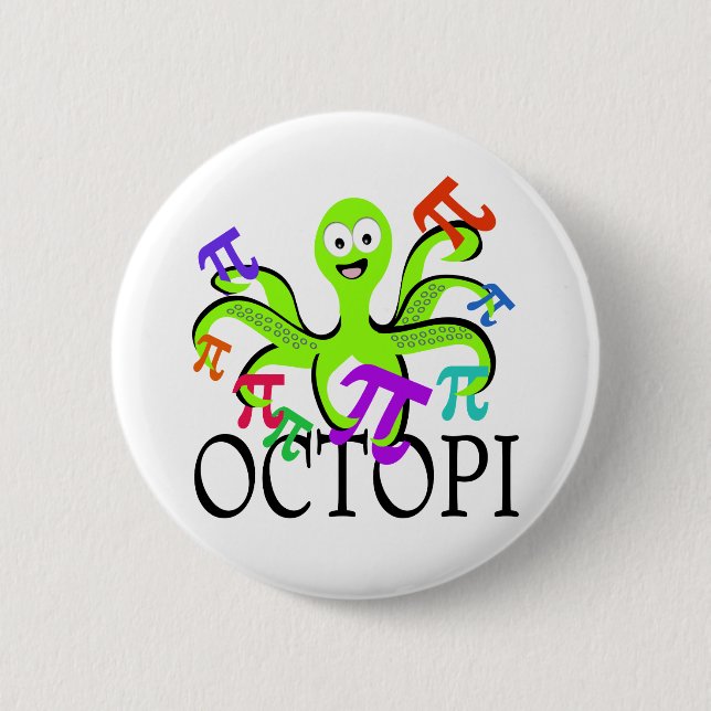 Octopi Button (Vorderseite)