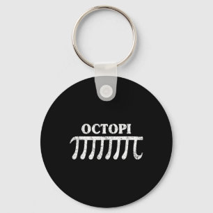 Octopi Funny Pi Geschenk für Pi Day Mathematik Lie Schlüsselanhänger