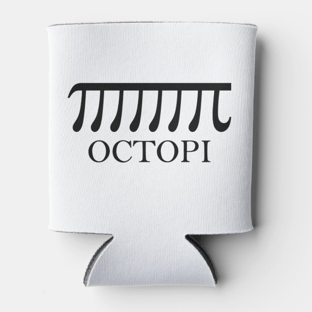 Octopi - Funny Pi Octopus Math Dosenkühler (Vorderseite)