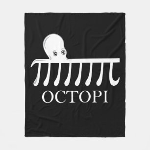Octopi - Funny Pi Octopus Math Fleecedecke