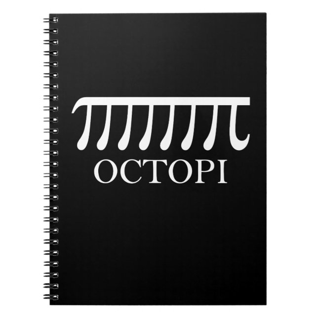 Octopi - Funny Pi Octopus Math Notizblock (Vorderseite)