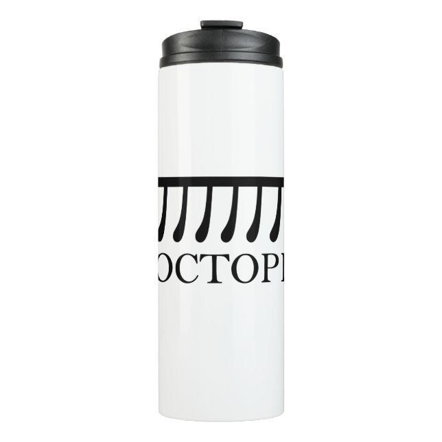 Octopi - Funny Pi Octopus Math Thermosbecher (Vorderseite)