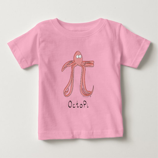 Octopi Pi Cute Math Pi Day Baby T-Shirt (Devant)