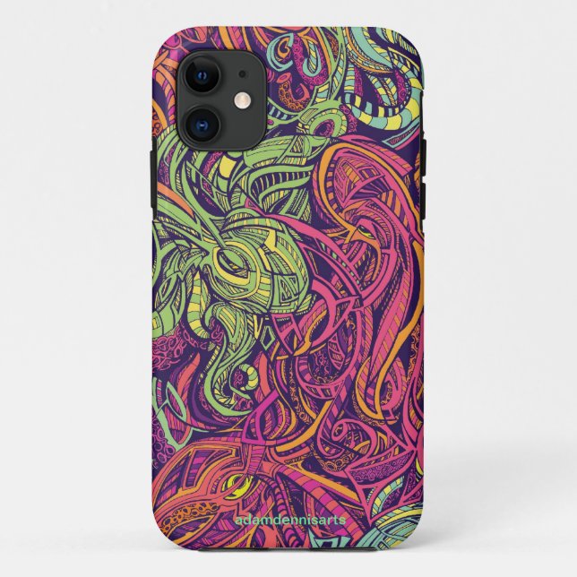 Octopi von Adam Dennis Case-Mate iPhone Hülle (Rückseite)