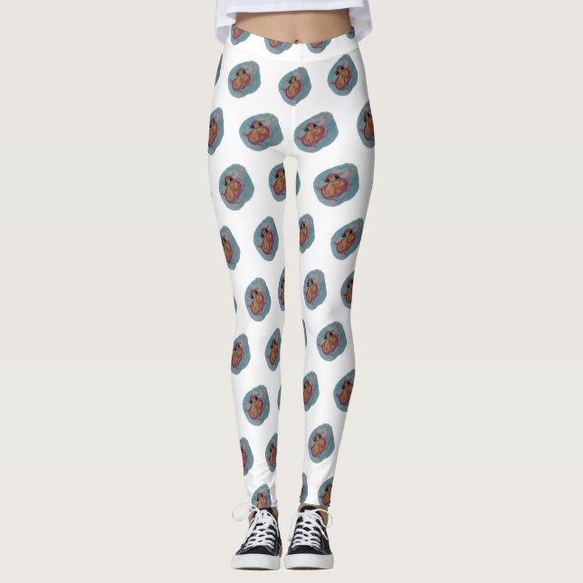 Octopodia Meditat Legging Leggings (Vorderseite)