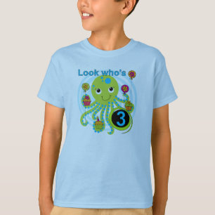 Octopus 3e anniversaire T-shirts et cadeaux