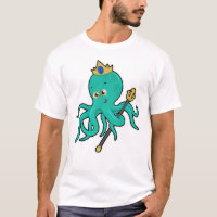 Octopus als König mit Dreifach