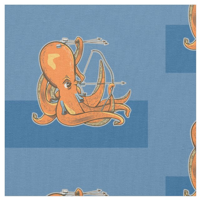 Octopus Archery Stoff (Nahaufnahme)