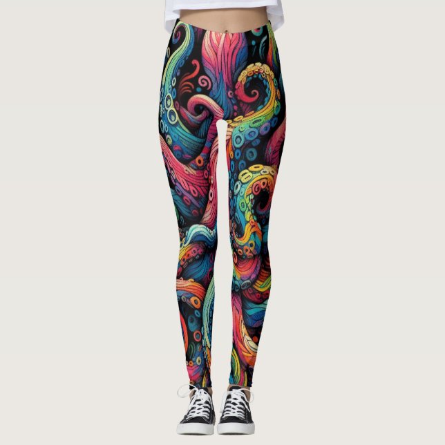 Octopus arms Leggings (Vorderseite)