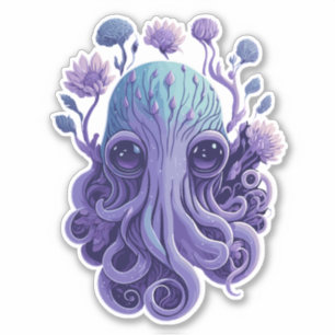 Octopus Art Aufkleber