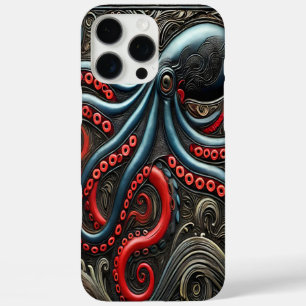 Octopus Art: Eine lebendige Kreation iPhone 16 Pro Max Hülle
