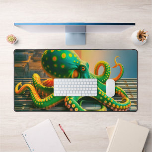 Octopus Art Schreibtischunterlage