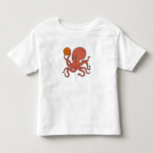 Octopus Basketball-Spieler Basketball Kleinkind T-shirt